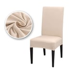 FLLXSMFC Dining Chair Covers Slipcover Removable Anti Dirty Seat Chair Cover Spandex Kitchen Cover For Banquet Wedding Dinner Restaurant 2/4/6Pc