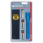 Mag-Lite M2A11H Mini-Mag Lampe de Poche Métal Bleu 14,5 cm