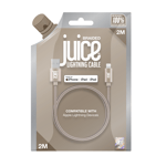 Juice Lightning 2M Braided Charge & Sync Cable (MFi-Certified)