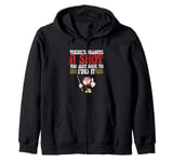 There's Always A Shot You Just Have To Find It Billiards Zip Hoodie