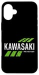 Coque pour iPhone 16 Plus Retro Vintage KAWASAKI Green City pour hommes ou femmes