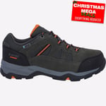 Hi-Tec Bandera II Mens WATERPROOF Walking Outdoor Trail Shoes Grey