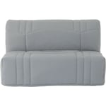 Banquette BZ DREAM - Tissu 100% Coton gris clair - Couchage 140x190 cm