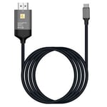 Câble adaptateur USB-C 3.1 Type C vers HDMI 4K MHL 2m,JL2150