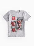 Transformers Grey Character Print T-Shirt 8 years Years male