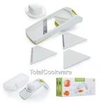 KitchenCraft 6 in 1 Best Vegetable Slicer  Veg Chopper Mandoline Kitchen Tool