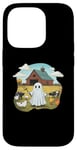 iPhone 14 Pro Funny Ghost Farmer Halloween Barnyard Farm Animal Cute Ghost Case