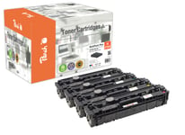 Peach-lasertoner som passar till HP 216A Lasertoner Multipack W2410-3A, 4-pack