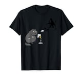 Cat Behemoth & Master Mikhail Bulgakov Master and Margarita T-Shirt