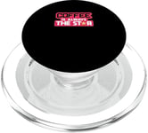 Amateur de caféine pour amateurs de caféine en grains de café Barista PopSockets PopGrip pour MagSafe