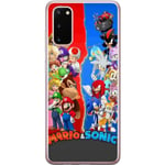 Samsung Galaxy S20 Genomskinligt Skal Super Mario