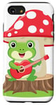 Coque pour iPhone SE (2020) / 7 / 8 Anime Kawaii Musical Frog Mushroom