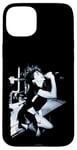 Coque pour iPhone 15 Plus Madonna Early Live Performance Photo en noir et blanc par George DuBose