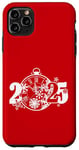 iPhone 11 Pro Max Happy New Year 2025 Eve Party Countdown Snowflake Hello 2025 Case