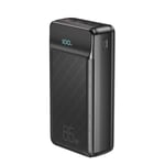 XO Powerbank for bærbar PC 65W 30000mAh - Svart