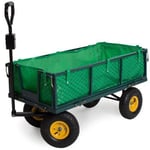 CHARIOT DE JARDIN CHARIOT DE TRANSPORT A MAIN REMORQUE A MAIN MAX 350KG + BACHE!