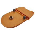 Bora 542005 Dado Jig, le guide de défonceuse pour le travail du bois qui permet de réaliser des dados droits, des lapins et des mortaises, rouge