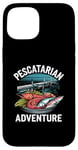 iPhone 15 Pescatarian Adventure Ocean Food Lover Case