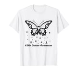 Butterfly Skin Cancer Melanoma Awareness Melanoma For Women T-Shirt