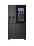 Lg Gsxe90Evad 628L Smart Inverter American Style Fridge Freezer Essence Black Steel