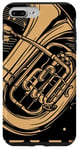 Coque pour iPhone 7 Plus/8 Plus Keeping It Low Key Funny Tuba Instrument de musique Tuba Player