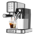 Espresso Coffee Machine with Automatic Milk Frother, 20Bar One-Touch