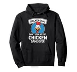 Funny Chicken Game Don't Look At This Chicken Kids Adults Pullover Hoodie