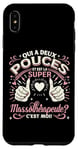 Coque pour iPhone XS Max Une Super Massothérapeute Cadeau Femme Massothérapie