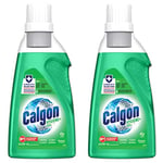 CALGON Lot de 2 Gels Hygiène Plus Anticalcaire Nettoyant pour Lave-linge - 750 ml