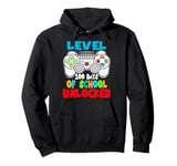 Level 100 Days Of School Unlocked Video Games Boys Gamer Pullover Hoodie