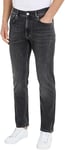 Tommy Hilfiger Men Straight Denton Str Salton Blk Denim Pants, Denim, 28/32