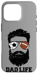 iPhone 16 Pro Soccer Football Dad Messy Hair Beard Soccer Football Dad Case