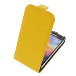 Bag for Samsung Galaxy S5 Mini FlipStyle Phone Case Protection Yellow