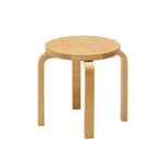 Artek - Stool NE60 Limited Edition Curley Birch - Jakkarat - Alvar Aalto - Puun värinen - Puu