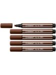 STABILO Pen 68 MAX - Felt-tip pen with thick chisel tip - brown