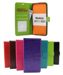 Crazy Horse Wallet Nokia G11 / G21 (Svart)