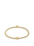 Joma Jewellery Share Happiness Loved Beyond Measure, You Mean The World To Me Bracelet In Gold Plating