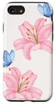 Coque pour iPhone SE (2020) / 7 / 8 Fleurs floraison Tiger Lily Fleurs Esthétique Y2K