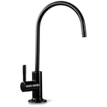 iSpring GA1-ORB Lead-Free Reverse Osmosis, Kitchen Bar Sink RO Drinking Water Faucet, Contemporary Style, High Spout, Oil Rubbed Black