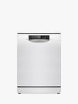 Bosch Series 6 SMS6TCW01G Freestanding Dishwasher, White