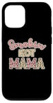 Coque pour iPhone 12/12 Pro Retro Smoking Hot Mama Cheetah Rose Blush Sexy Mom