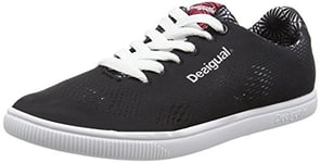 Desigual Shoes_Camden 2, Women's Low-Top Sneakers, Black (2000), 6.5 UK (40 EU)