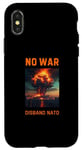 Coque pour iPhone X/XS Anti Guerre Paix Disband OTAN
