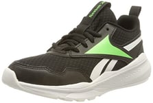 Reebok Boy's XT SPRINTER 2.0 Running Shoe, Core Black Solar Lime Ftwr White, 12 UK