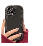 Compatible avec la Coque de l'iPhone 14 Plus 6.7 Pouces résistante aux Chutes et aux Empreintes digitales, Durable et Facile à Nettoyer Noir