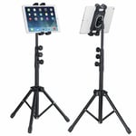  Universal Retractable Tablet Tripod Floor Stand For IPad IPhone 4.7’’- 12.9’’