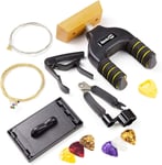 Universal Guitar Accessories Super-kit Wall Mount Strings Tuner Capo Plectrums