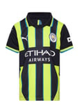 PUMA Manchester City Fc Away Jersey Replica Jr Marinblå