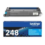 Brother TN 248 C Original Toner (1000 sidor)