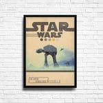 Star Wars All Episodes Variations A3 Size Framed Fan Art Print, Unique Posters Home Decor (Black, 2- The Empire Strikes Back Episode 5)